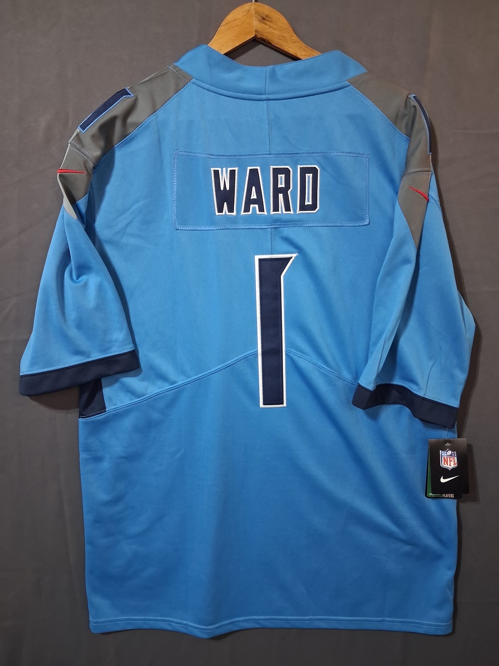NWT Nike Men’s Blue NFL Ward #1 Football Jersey
